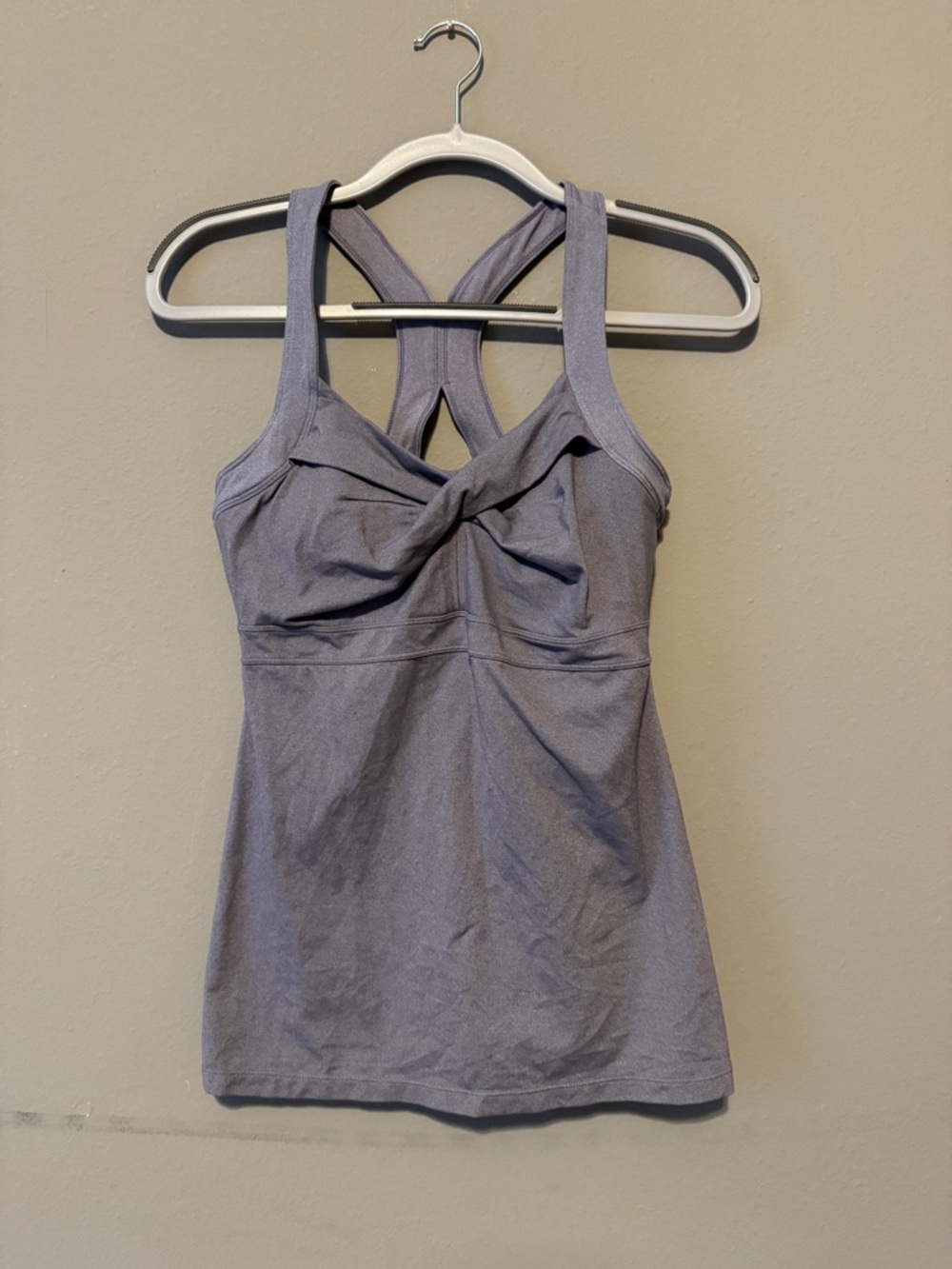 Athleta Dusty Blue Racerback Workout Tank